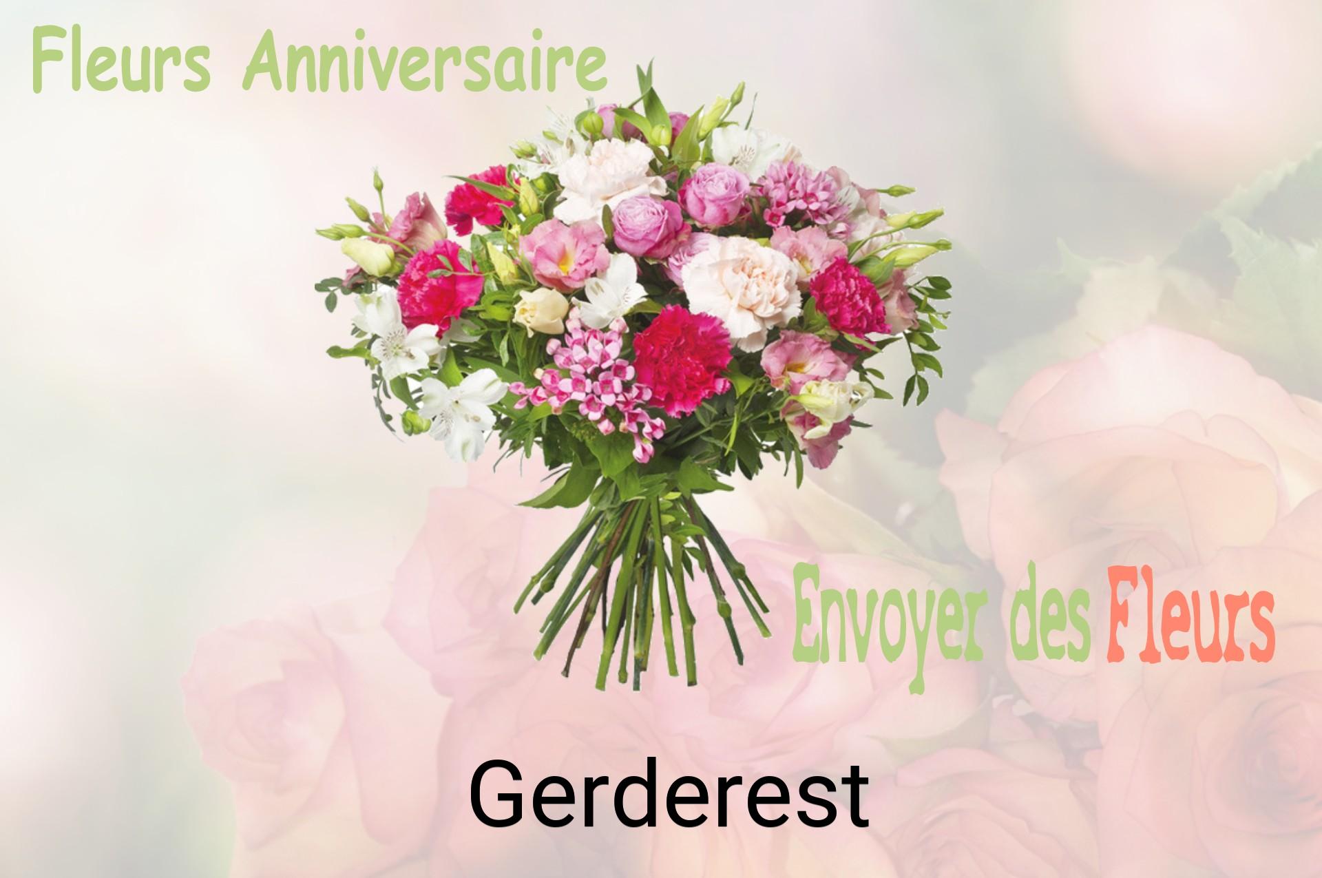 Bouquet de fleurs d’anniversaire livré à Gerderest