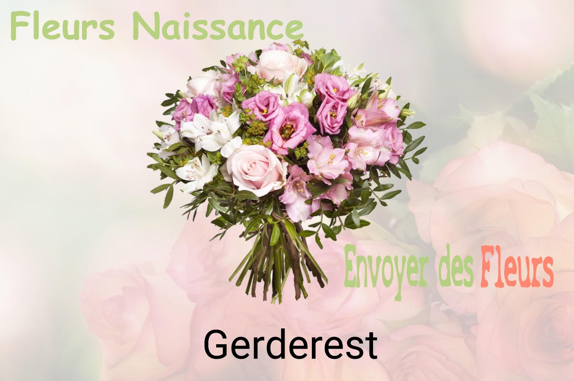 Bouquet de fleurs de naissance livré à Gerderest